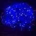 Світлодіодна гірлянда-завіса прозорий дріт 400 LED Euro Led кулька маленька матова 3 х 2 м 8 режимів мульти