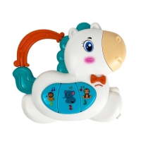 Іграшкове піаніно Поні FT0056 зі світловими та звуковими ефектами 12 см білий