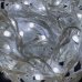 Світлодіодна гірлянда-завіса білий дріт 360 LED SOFI кулька маленька матова 3 х 3 м 8 режимів білий
