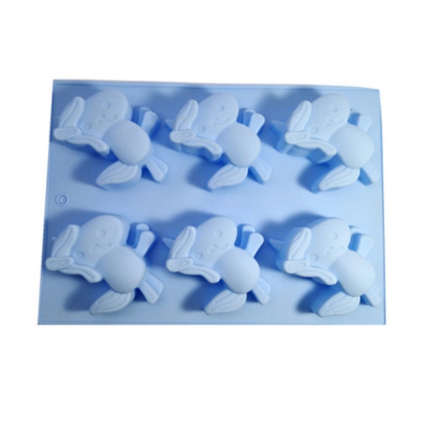 / Формочка силіконова Єдинороги, 110г, блакитний