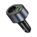 Автомобільний зарядний пристрій Type-C+USB HOCO Z56 Friend з прикурювачем 35 W чорний Автомобільний зарядний пристрій Type-C+USB HOCO Z56 Friend з прикурювачем 35 W чорний