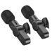 Мікрофон конденсаторний петличний 2 шт BOROFONE BFK12 Trophy Apple Lightning+Type-C для смартфона Bluetooth чорний Мікрофон конденсаторний петличний 2 шт BOROFONE BFK12 Trophy Apple Lightning+Type-C для смартфона Bluetooth чорний
