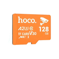Карта пам'яті 128 GB Hoco MicroSDXC UHS-I (U3) Class 10 помаранчевий