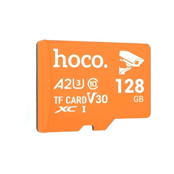 Карта пам'яті 128 GB Hoco MicroSDXC UHS-I (U3) Class 10 помаранчевий