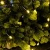 Світлодіодна гірлянда-нитка вулична чорний дріт 120 LED Euro Led ліхтарики біле мерехтіння 10 м жовтий