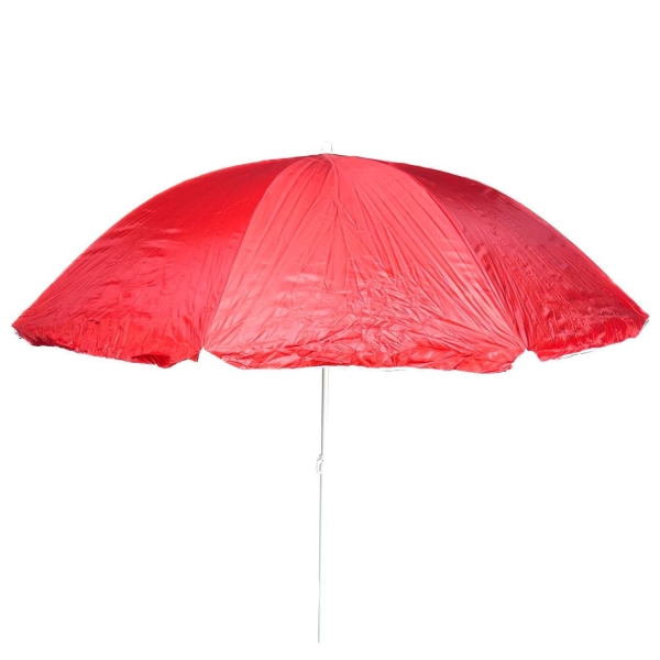 Пляжна садова парасолька 2 м BEST-14 Anti-UV з нахилом червоний