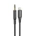 Аудiокабель Apple Lightning/3.5 мм AUX 1 м BOROFONE BL7 Digital Audio чорний Аудiокабель Apple Lightning/3.5 мм AUX 1 м BOROFONE BL7 Digital Audio чорний