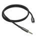 Аудiокабель Apple Lightning/3.5 мм AUX 1 м BOROFONE BL7 Digital Audio чорний Аудiокабель Apple Lightning/3.5 мм AUX 1 м BOROFONE BL7 Digital Audio чорний
