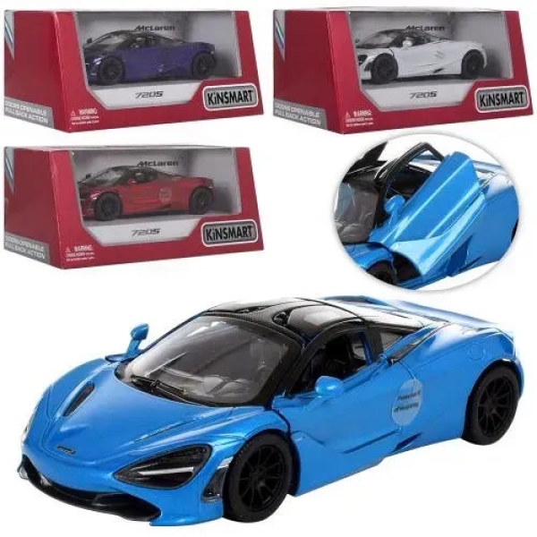 Іграшкова машинка моделька KiNSMART KT5403W McLaren 720S метал 12 см інерційна new