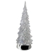 Нічник новорічний LED Ялинка HC-S046 USB від батарейок 13 х 13 х 30 см сріблястий