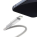 Кабель Type-C/Apple Lightning 2 м Baseus High Density Braided 20 Вт білий Кабель Type-C/Apple Lightning 2 м Baseus High Density Braided 20 Вт білий