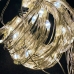 Світлодіодна гірлянда-завіса мідний дріт 300 LED Euro Led USB з пультом крапля 3 х 3 м теплий білий