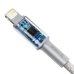 Кабель Type-C/Apple Lightning 2 м Baseus High Density Braided 20 Вт білий Кабель Type-C/Apple Lightning 2 м Baseus High Density Braided 20 Вт білий