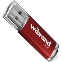 Флеш пам'ять USB 8 GB Wibrand Cougar USB 2.0 червоний