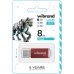 Флеш пам'ять USB 8 GB Wibrand Cougar USB 2.0 червоний Флеш пам'ять USB 8 GB Wibrand Cougar USB 2.0 червоний