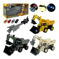 Ігровий набір арт. A333-318A (18шт/2) будтехніка, 3 кольори машинки,у короб new