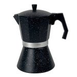 Кавоварка гейзерна алюмінієва Empire EM-6614 Граніт V 750 мл чорний