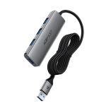USB-хаб ACEFAST J17 USB-A  4-in-1 HUB Metal Gray new