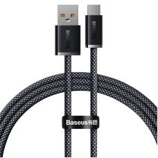 Кабель USB/Type-C 2 м Baseus Dynamic 100 Вт сірий