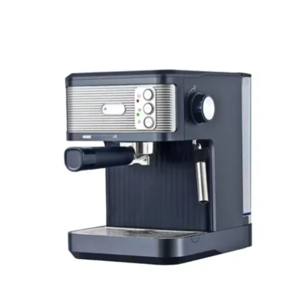 Кавомашина рожкова Crownberg CB-1569 з капучинатором 1200 Вт 1.8 л сірий