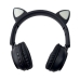 Навушники дитячі бездротові накладні Wireless Earphone ST77M LED MP3 Bluetooth з вушками чорний