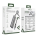 USB-хаб зовнішній 4 порти ACEFAST J17 1 м сріблястий