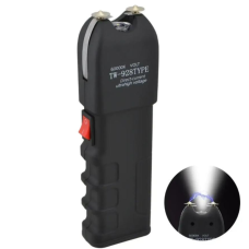 Ліхтар ручний акумуляторний Bailong BL-928 електрошокер з чохлом чорний