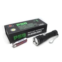 Ліхтар ручний акумуляторний Bailong BL-611-P50 з ремінцем чорний new