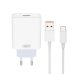 Зарядний пристрій з кабелем USB/Type-C 1 м XO L164 120 W білий Зарядний пристрій з кабелем USB/Type-C 1 м XO L164 120 W білий