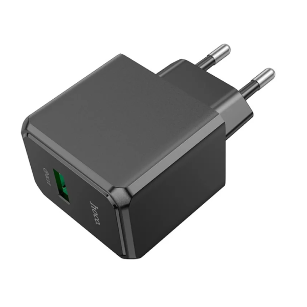 Мережевий зарядний пристрій HOCO CS12A Ocean single port QC3.0 charger Black new