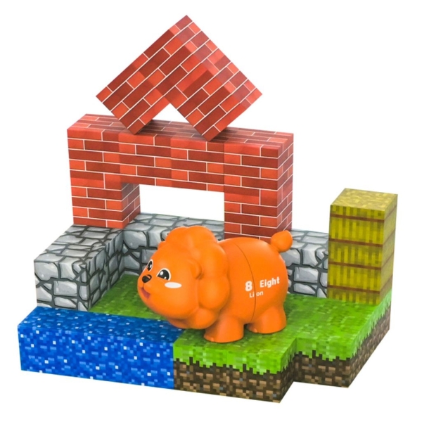 Конструктор магнітний JM927 Лев 42 деталі