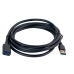 Кабель подовжувач USB/USB 2 м UGREEN US129 чорний