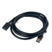 Кабель подовжувач USB/USB 2 м UGREEN US129 чорний