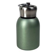 Термос нержавіюча сталь 0.3 л B25-13 з кільцем зелений