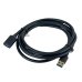 Кабель подовжувач USB/USB 2 м UGREEN US129 чорний