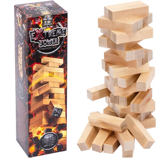 Настільна гра Danko Toys ДТ-ЛА-06 Extreme Tower від 2х гравців для дітей та дорослих