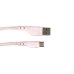 / Кабель HOCO X97 Crystal color silicone charging data cable Type-C light pink new / Кабель HOCO X97 Crystal color silicone charging data cable Type-C light pink new