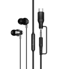 Навушники дротові HOCO M119A Mia (Type-C/3.5mm) Black new