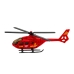 Іграшковий пожежний гвинтокрил JP040 рухливі лопаті метал 7 см червоний