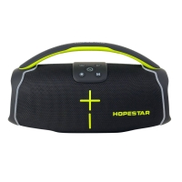 Колонка портативна HOPESTAR H61 Bluetooth LED FM чорний