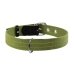 Нашийник для собак М світловідбиваючий Collar Брезент 0240 25 мм 41-53 см зелений