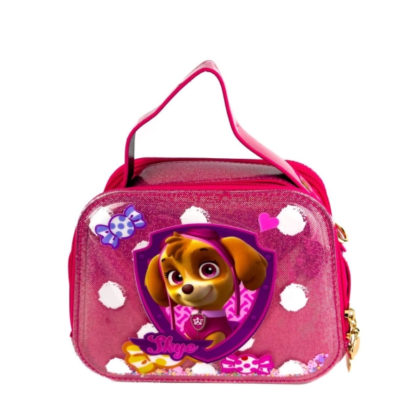 Сумка крос-боді дитяча Щенячий патруль Скай 551 шкірзам 18 х 15 х 7 см малиновий