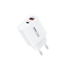 Мережевий зарядний пристрій REMAX Kiddy Series 20W A+C Fast Charger RP-U120 EU-White new