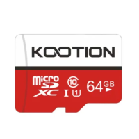 Карта пам'яті 64 GB Kootion МicroSDXC UHS-I Сlass 10 з адаптером червоний з білим