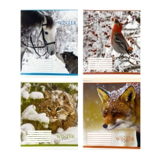 Зошит 24 аркуші клітинка # Поліграфіст 718 Winter Tales