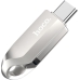 Флеш пам'ять USB 16 GB Hoco UD8 Smart Type-C+USB 3.0 сріблястий