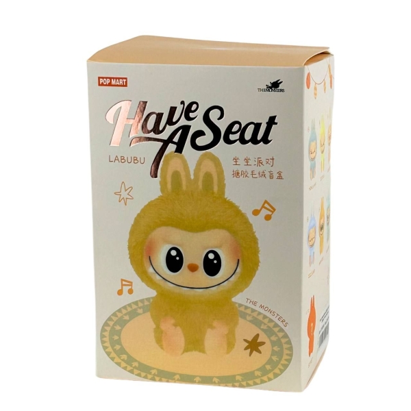 М'яка іграшка-брелок сюрприз LABUBU LA-560-12 Have a seat 15 см мікс