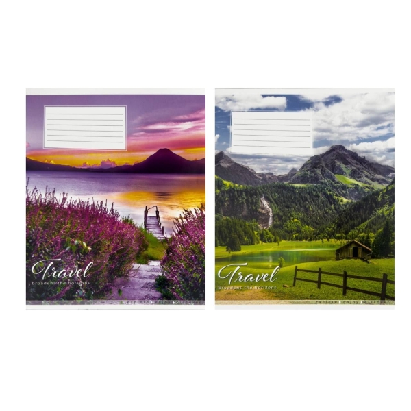 Зошит 36 аркушів клітинка # Поліграфіст 845 Travel