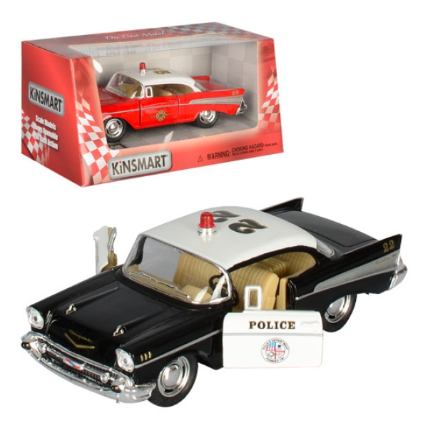 Машинка метал."Kinsmart" KT5325W "Пожежна" Chevrolet Corvette new