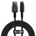 Кабель USB/Type-C 2 м Baseus Tungsten Gold Fast-Charging 100 Вт чорний Кабель USB/Type-C 2 м Baseus Tungsten Gold Fast-Charging 100 Вт чорний